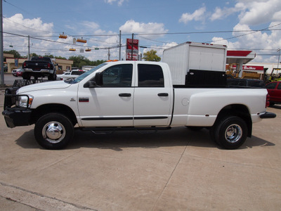 dodge ram 3500 2007 white st diesel 6 cylinders 4 wheel drive 6 speed manual 77864