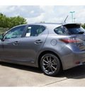 lexus ct200h 2012 gray hatchback ct hybrid 4 cylinders front wheel drive automatic 77074