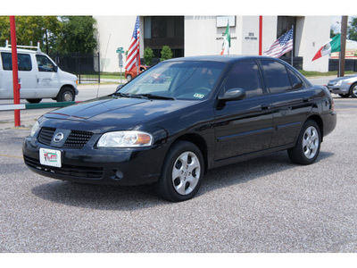 nissan sentra 2006 black sedan 1 8 gasoline 4 cylinders front wheel drive automatic 77008