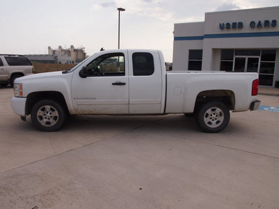 chevrolet silverado 1500 2008 white pickup truck lt1 flex fuel 8 cylinders 2 wheel drive automatic 78155