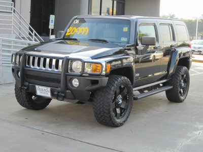 hummer h3 2006 black suv gasoline 5 cylinders 4 wheel drive automatic with overdrive 77074