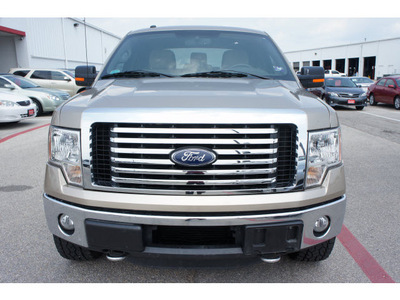 ford f 150 2011 tan gasoline 6 cylinders 4 wheel drive automatic 76543