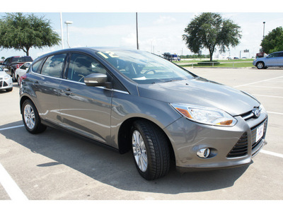 ford focus 2012 gray hatchback sel flex fuel 4 cylinders front wheel drive not specified 77505