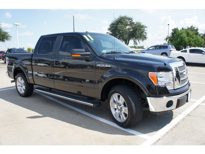 ford f 150 2011 black c c lariat flex fuel 8 cylinders 2 wheel drive automatic 77505