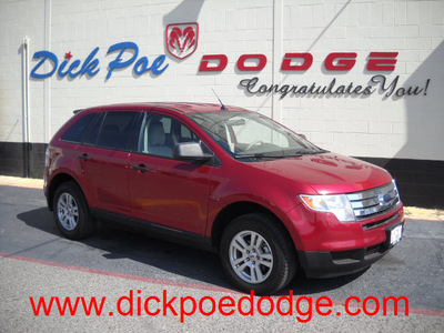 ford edge 2009 red suv gasoline 6 cylinders front wheel drive automatic 79925