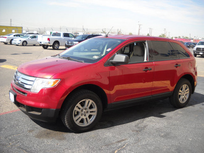 ford edge 2009 red suv gasoline 6 cylinders front wheel drive automatic 79925