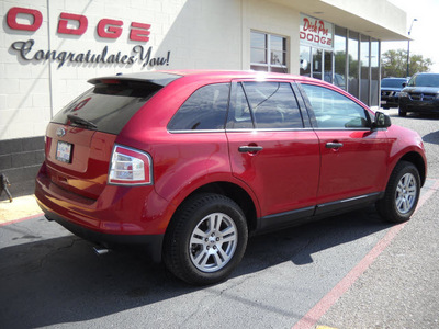 ford edge 2009 red suv gasoline 6 cylinders front wheel drive automatic 79925