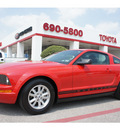 ford mustang 2008 red coupe gasoline 6 cylinders rear wheel drive automatic 76543