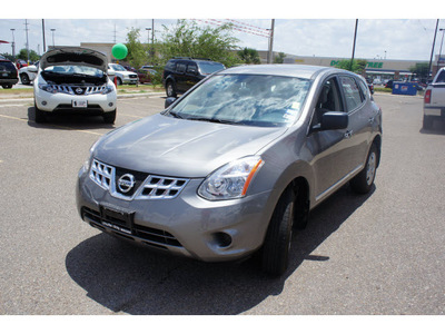 nissan rogue 2012 lt  gray gasoline 4 cylinders front wheel drive automatic 78552