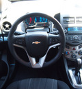 chevrolet sonic 2012 black hatchback lt gasoline 4 cylinders front wheel drive automatic 75075
