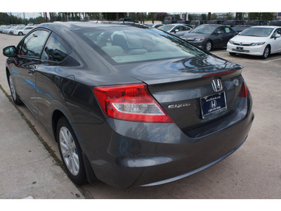 honda civic 2012 dk  gray coupe ex gasoline 4 cylinders front wheel drive automatic 77339