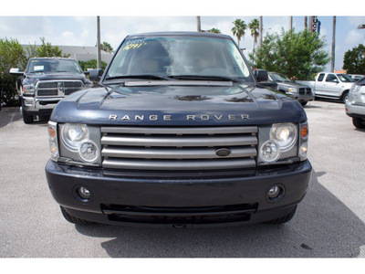 land rover range rover 2003 lt  blue suv hse gasoline 8 cylinders all whee drive automatic 33157