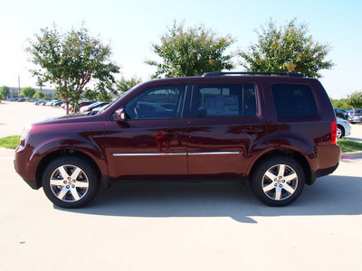 honda pilot 2012 dk  red suv touring gasoline 6 cylinders front wheel drive automatic 75034