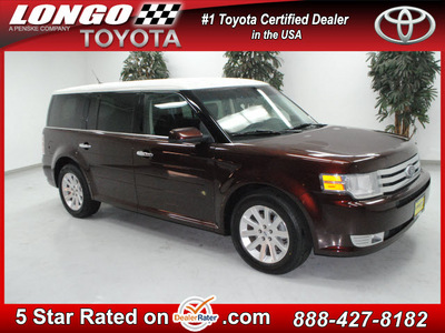 ford flex 2009 dk  red suv sel gasoline 6 cylinders front wheel drive automatic 91731
