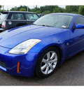 nissan 350z 2004 blue coupe gasoline 6 cylinders rear wheel drive automatic 78729