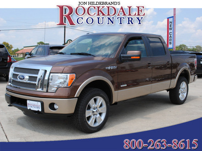 ford f 150 2012 brown lariat gasoline 6 cylinders 4 wheel drive automatic 76567