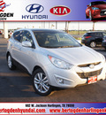 hyundai tucson 2013 diamond silver limited gasoline 4 cylinders front wheel drive automatic 78550