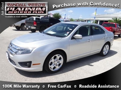 ford fusion 2011 silver sedan se gasoline 4 cylinders front wheel drive automatic 77388