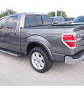 ford f 150 2012 gray lariat flex fuel 8 cylinders 2 wheel drive automatic 77074