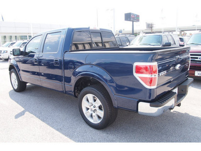 ford f 150 2012 dk  blue lariat flex fuel 8 cylinders 2 wheel drive automatic 77074