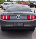 ford mustang 2010 dk  gray coupe v6 gasoline 6 cylinders rear wheel drive automatic 78130