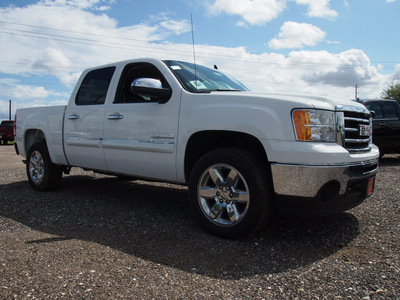 gmc sierra 1500 2012 white sle 8 cylinders automatic 77521