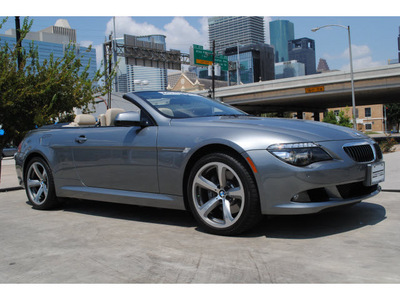 bmw 6 series 2010 dk  gray 650i gasoline 8 cylinders rear wheel drive automatic 77002