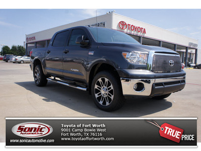 toyota tundra 2012 gray grade flex fuel 8 cylinders 4 wheel drive automatic 76116