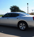 dodge charger 2008 silver sedan gasoline 6 cylinders rear wheel drive automatic 76018