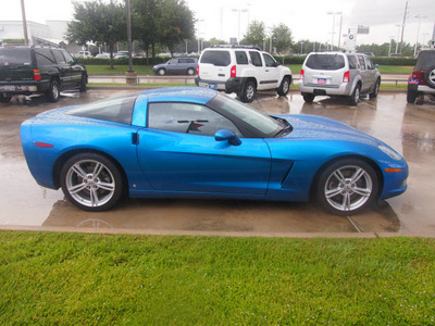 chevrolet corvette 2008 blue hatchback gasoline 8 cylinders rear wheel drive automatic 77090