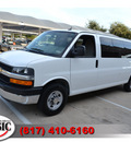 chevrolet express 2012 white van lt 3500 flex fuel 8 cylinders rear wheel drive automatic 76051