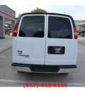 chevrolet express 2012 white van lt 3500 flex fuel 8 cylinders rear wheel drive automatic 76051