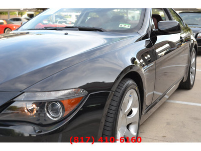bmw 6 series 2007 black coupe 650i gasoline 8 cylinders rear wheel drive automatic 76051