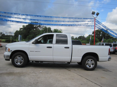dodge ram 2500 2004 white pickup truck st gasoline 8 cylinders rear wheel drive automatic 77379