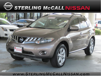 nissan murano 2009 lt  brown suv sl gasoline 6 cylinders front wheel drive automatic with overdrive 77477