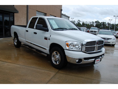 dodge ram 2500 2009 white pickup truck slt diesel 6 cylinders 2 wheel drive automatic with overdrive 77656