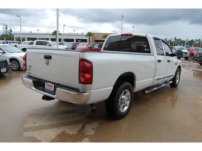 dodge ram 2500 2009 white pickup truck slt diesel 6 cylinders 2 wheel drive automatic with overdrive 77656