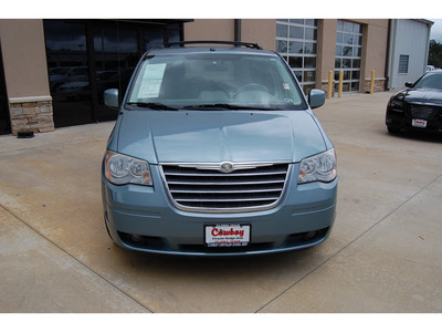 chrysler town and country 2008 lt  blue van touring gasoline 6 cylinders front wheel drive 6 speed automatic 77656