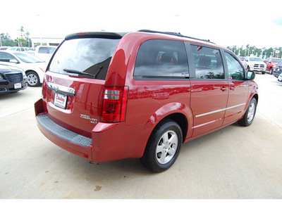 dodge grand caravan 2010 dk  red van sxt gasoline 6 cylinders front wheel drive automatic with overdrive 77656