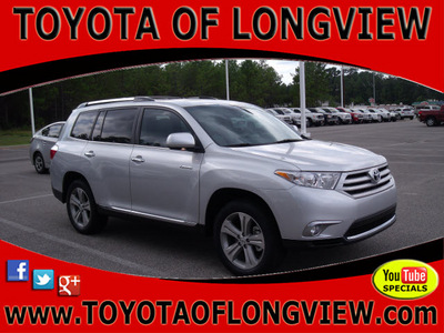 toyota highlander 2012 silver suv limited gasoline 6 cylinders front wheel drive automatic 75604