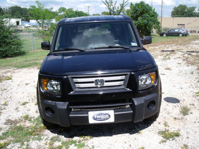 honda element 2007 black suv ex gasoline 4 cylinders all whee drive automatic 75606
