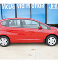 honda fit 2013 dk  red hatchback gasoline 4 cylinders front wheel drive automatic 77034