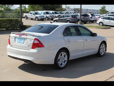 ford fusion 2010 white sedan se gasoline 4 cylinders front wheel drive automatic 75041