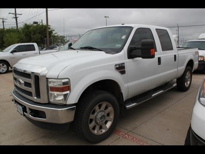ford f 250 super duty 2010 white xlt diesel 8 cylinders 4 wheel drive automatic 75041