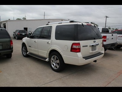 ford expedition 2007 white suv limited gasoline 8 cylinders rear wheel drive automatic 75041