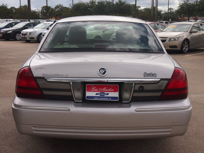 mercury grand marquis 2011 silver sedan ls flex fuel 8 cylinders rear wheel drive automatic 77566