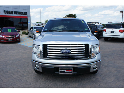 ford f 150 2011 silver xlt flex fuel 8 cylinders 2 wheel drive automatic 76087