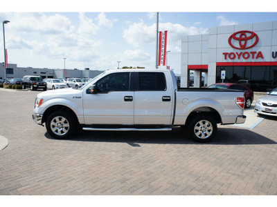 ford f 150 2011 silver xlt flex fuel 8 cylinders 2 wheel drive automatic 76087