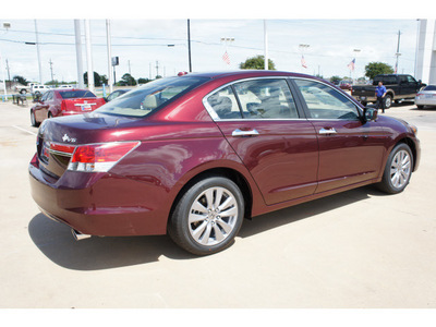 honda accord 2012 dk  red sedan ex l v6 gasoline 6 cylinders front wheel drive automatic 77034