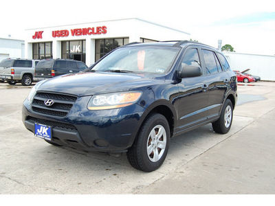 hyundai santa fe 2009 dk  blue suv gls gasoline 6 cylinders front wheel drive automatic with overdrive 77627